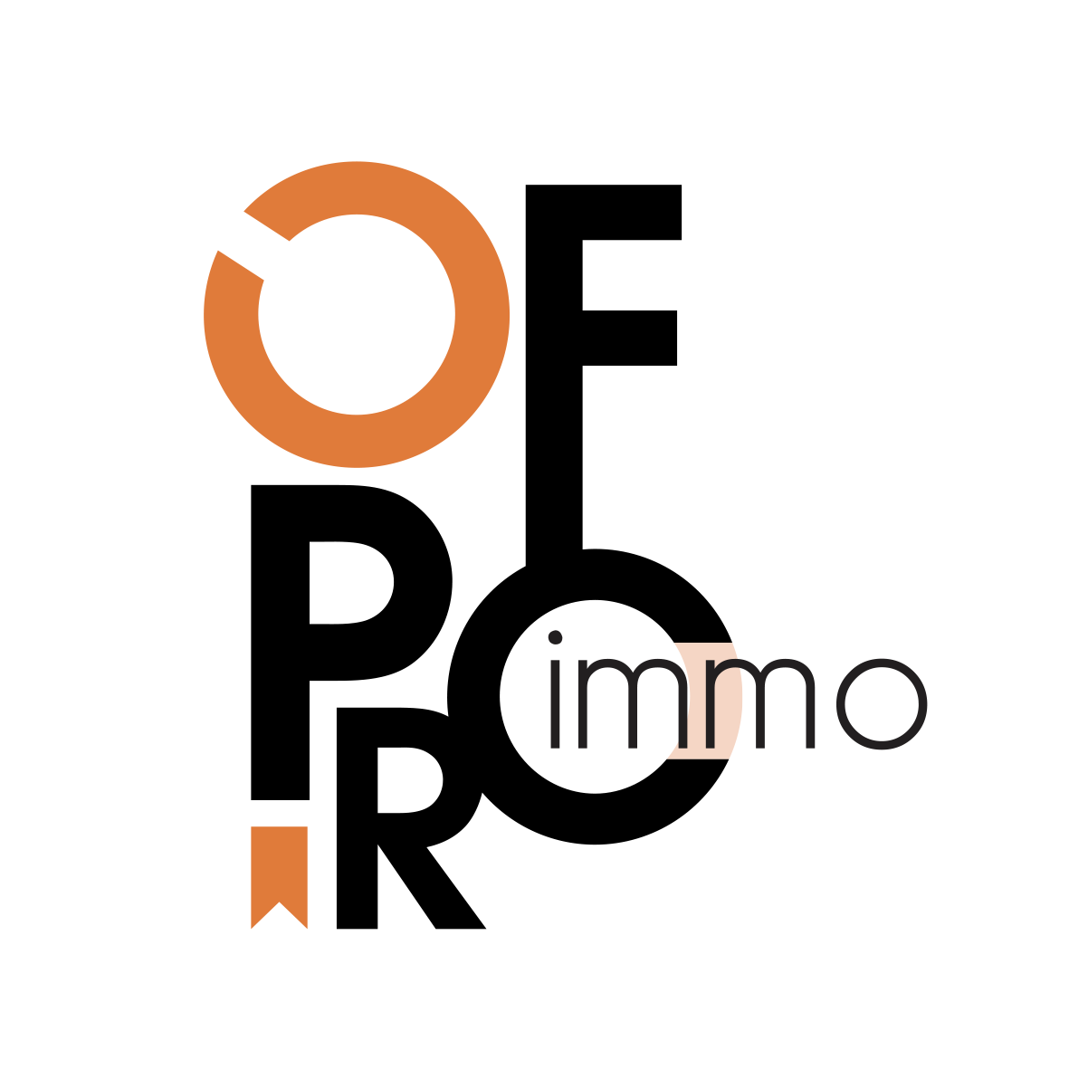 variantes logo ofproimmo_bicouleur